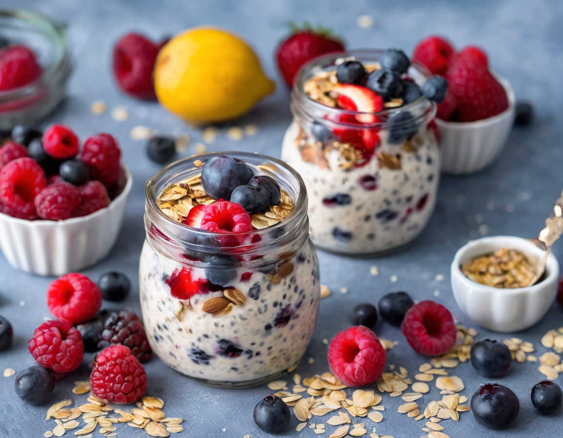 Gachas de Avena con Frutas y Semillas para el Estreñimiento