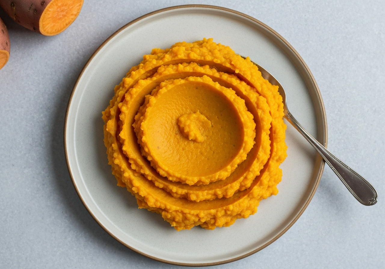 Puré de Batata al Horno con Aceite de Oliva