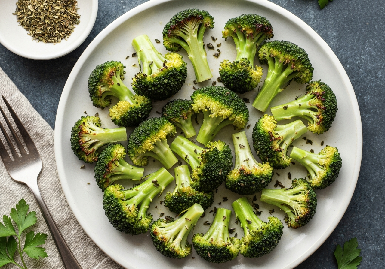 Brócoli al Horno con Limón y Romero - Receta Low-FODMAP para SIBO