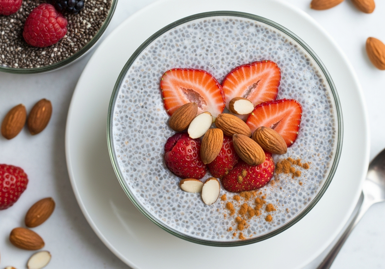 Crema de Calabacín con Semillas de Chía
