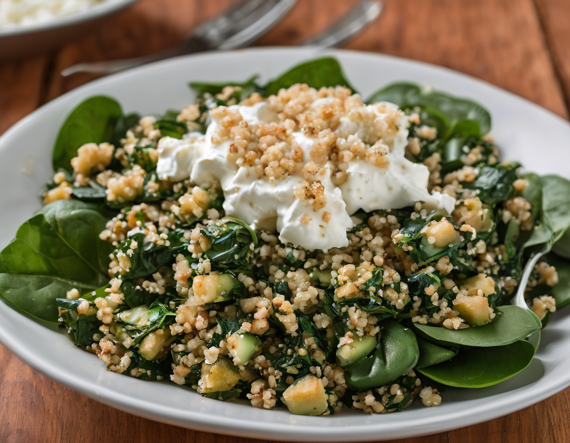 Espinacas Salteadas con Garbanzos y Pimentón Dulce