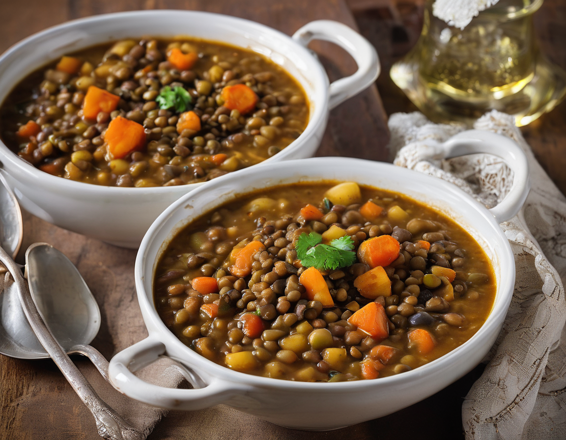 Lentejas Estofadas a la Española para Hipertensión