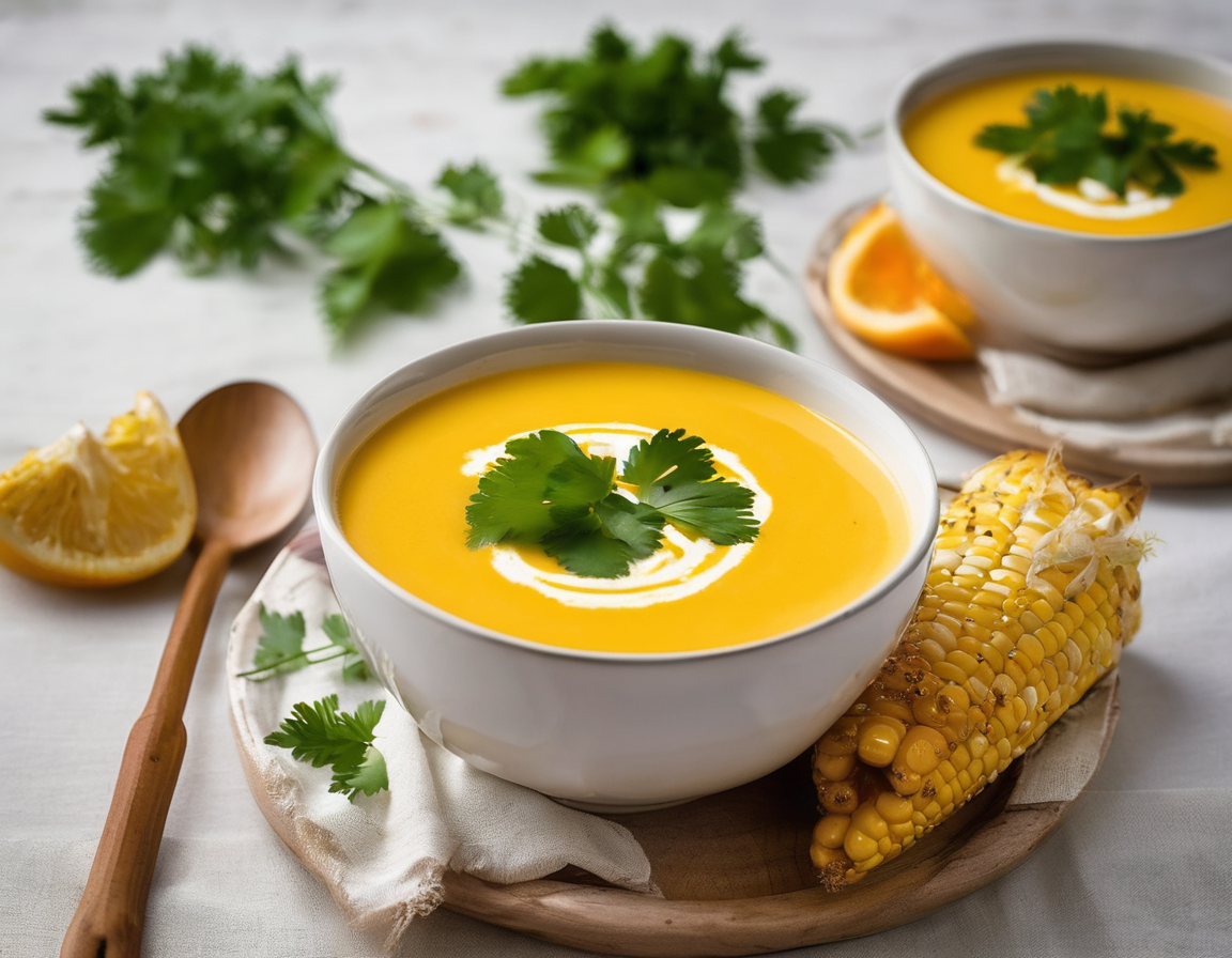 Sopa de Maíz Cremosa y Suave