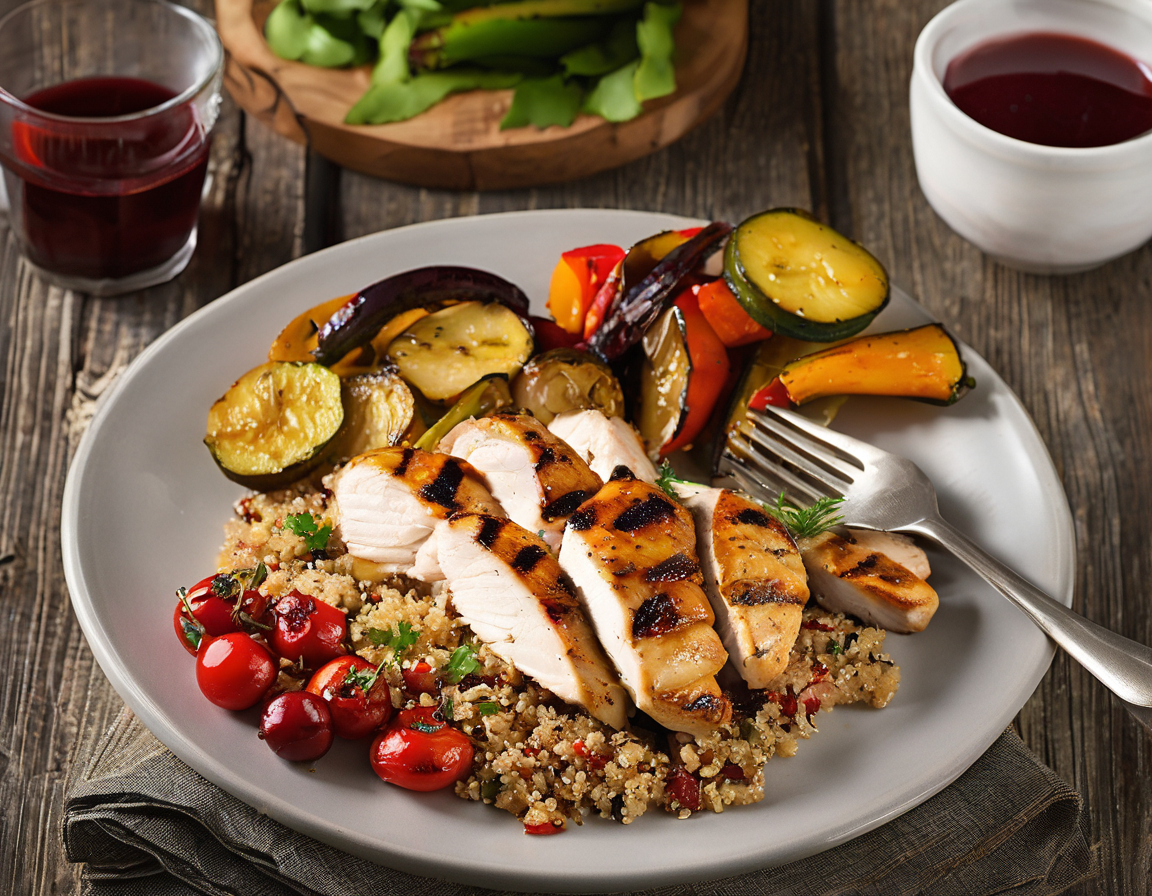 Pollo al Horno con Verduras y Quinoa