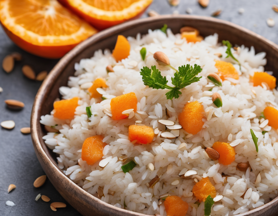 Arroz con Almendras y Verduras Low-FODMAP