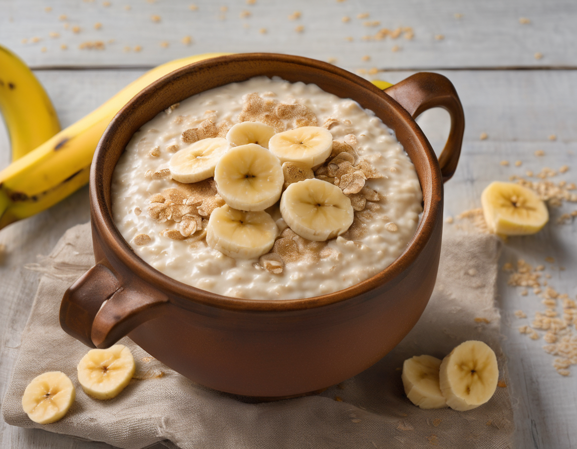 Avena Cremosa con Banana y Canela al Estilo Latino