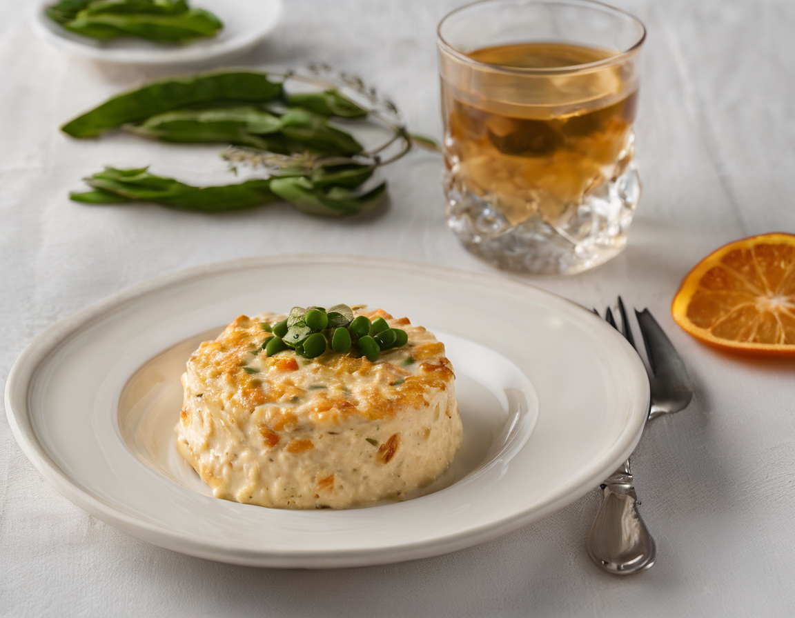 Avena Cremosa con Pescado al Horno y Verduras Suaves
