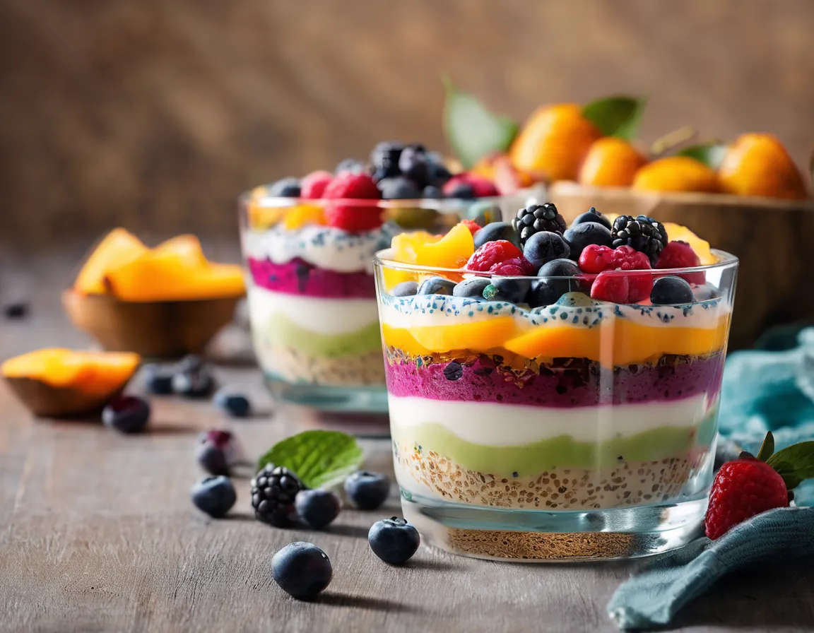 Avena con Yogur y Frutas Tropicales