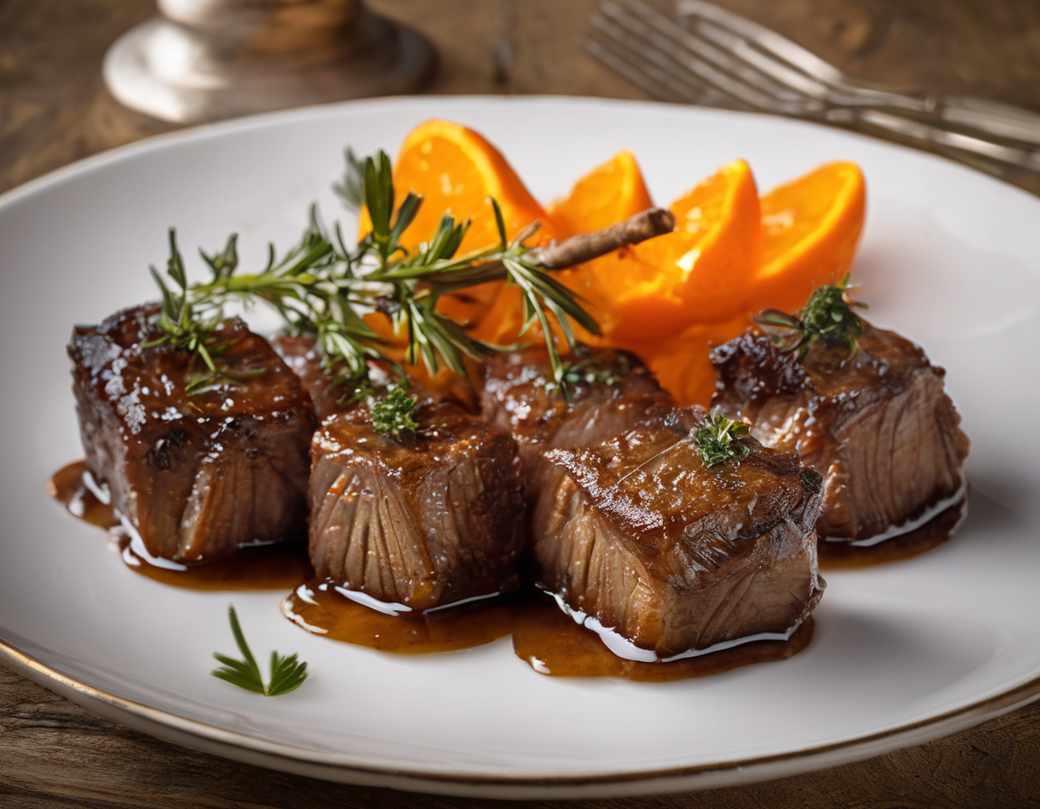 Cordero Asado con Zanahorias Glaseadas al Estilo Latino
