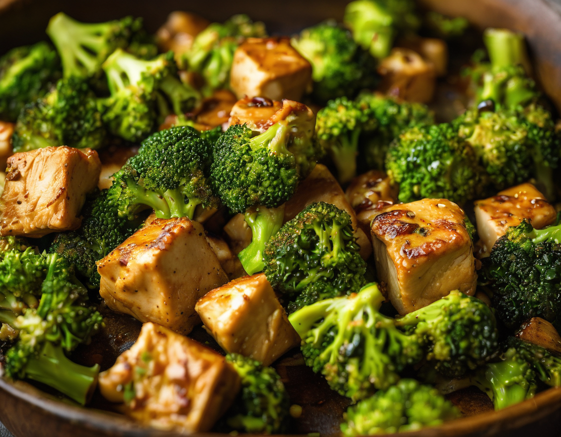 Pollo con Brócoli al Estilo Latino