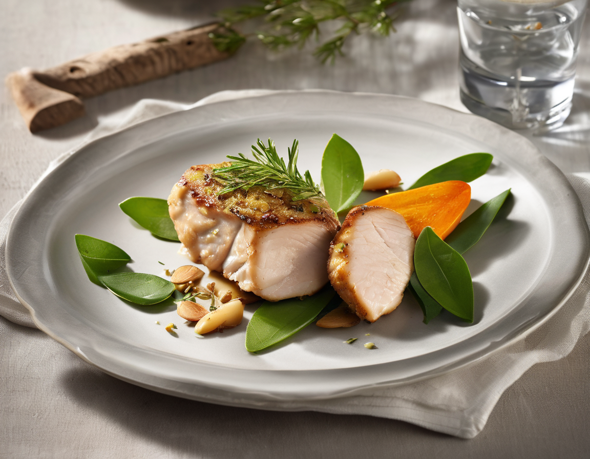 Filete de Pollo con Almendras y Hierbas Frescas