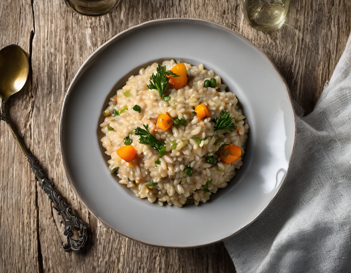Risotto Integral con Verduras y Semillas para la Digestión