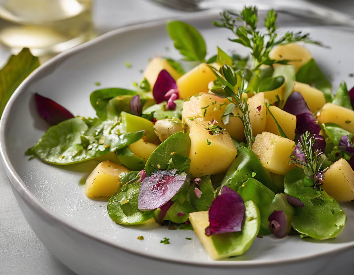 Ensalada de Atún con Patatas y Zanahorias Cocidas