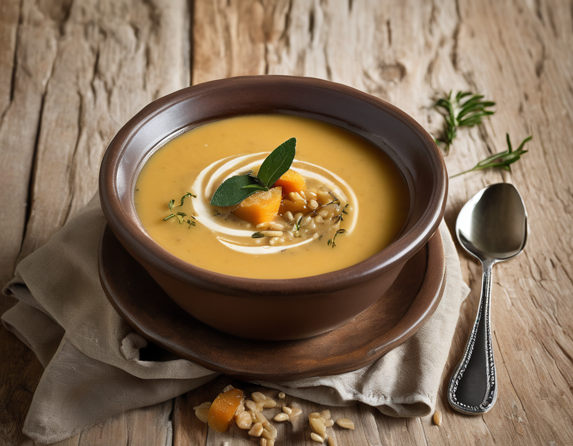 Crema de Avena con Calabaza y Zanahoria