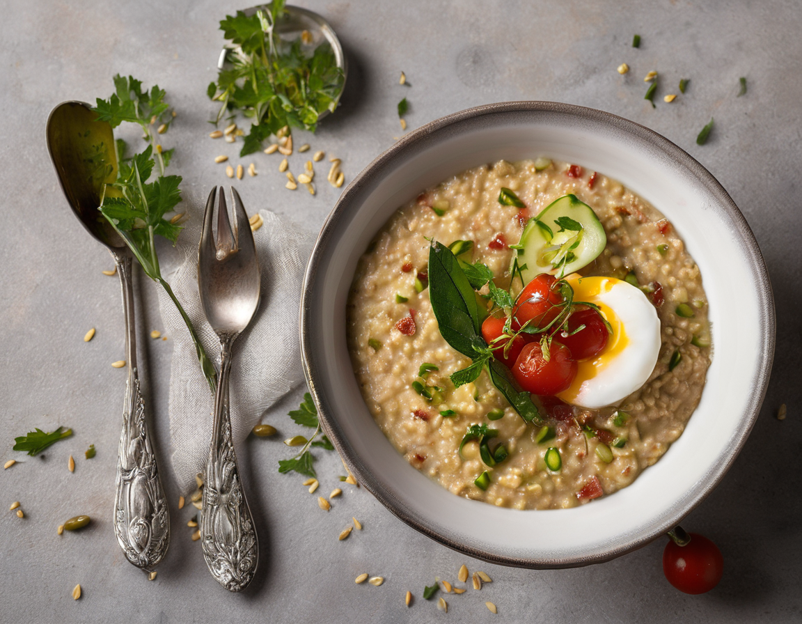 Avena Mediterránea con Calabacín y Tomate Cherry