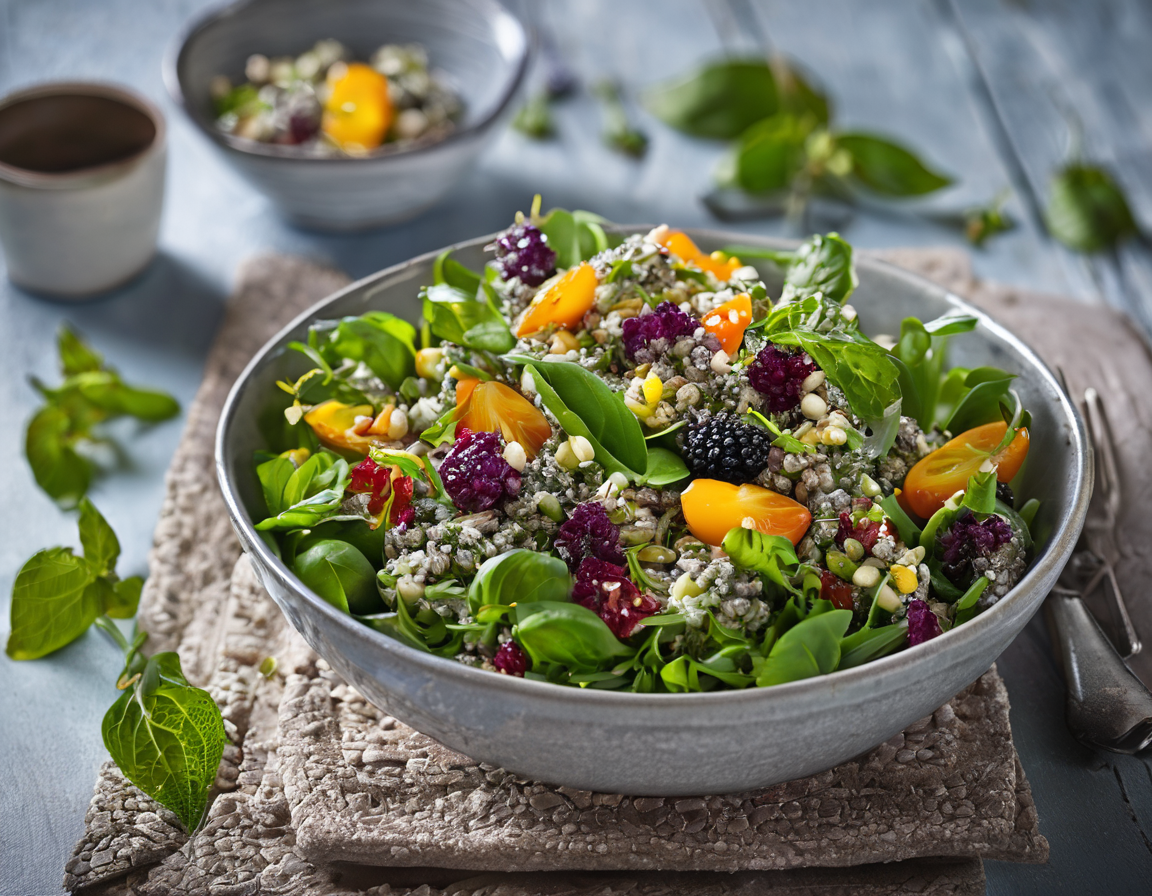 Ensalada de Chía y Verduras Mediterránea