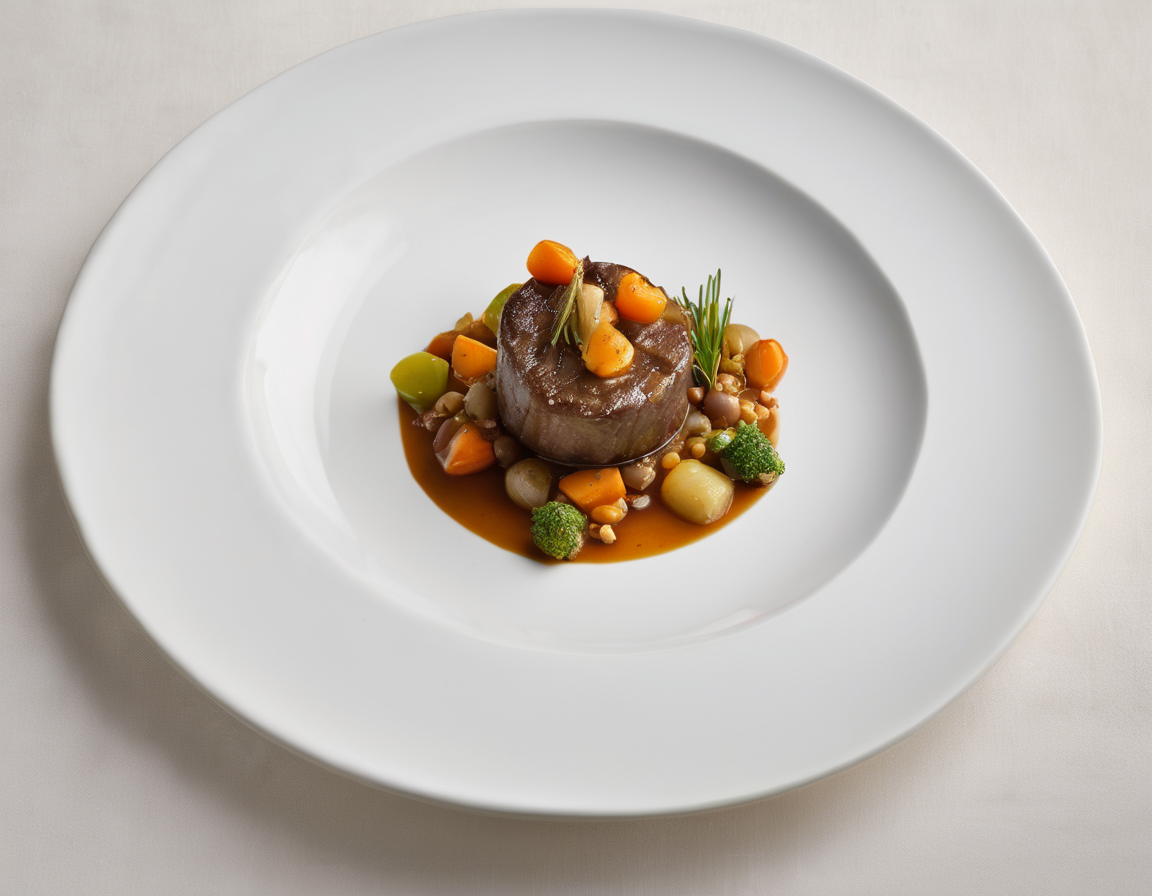 Ragú de Cordero Canadiense con Verduras de Raíz