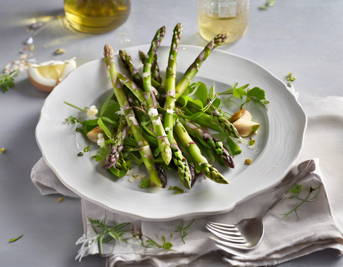 Ensalada de espárragos a la parrilla estilo canadiense