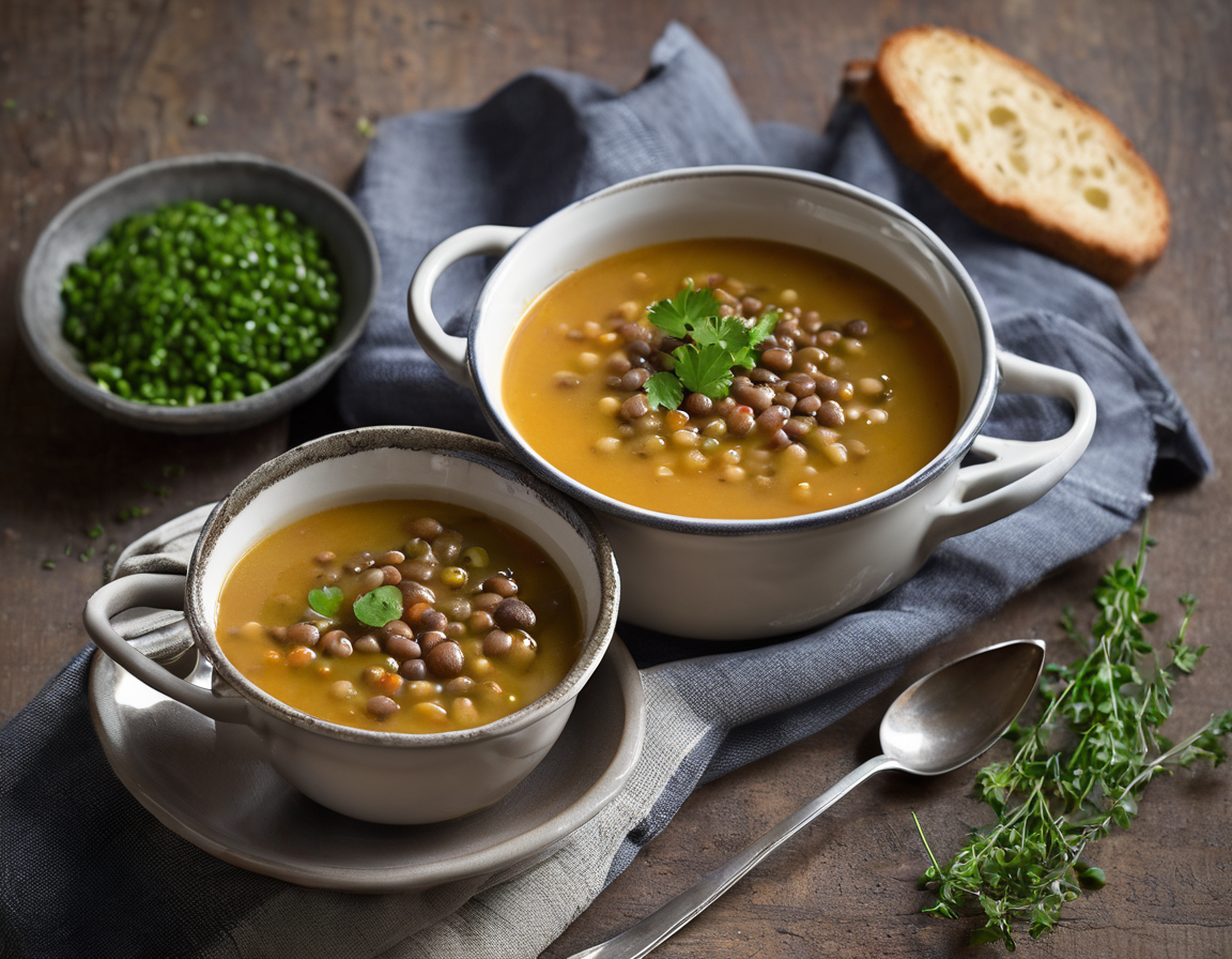 Sopa de Lentejas a la Francesa