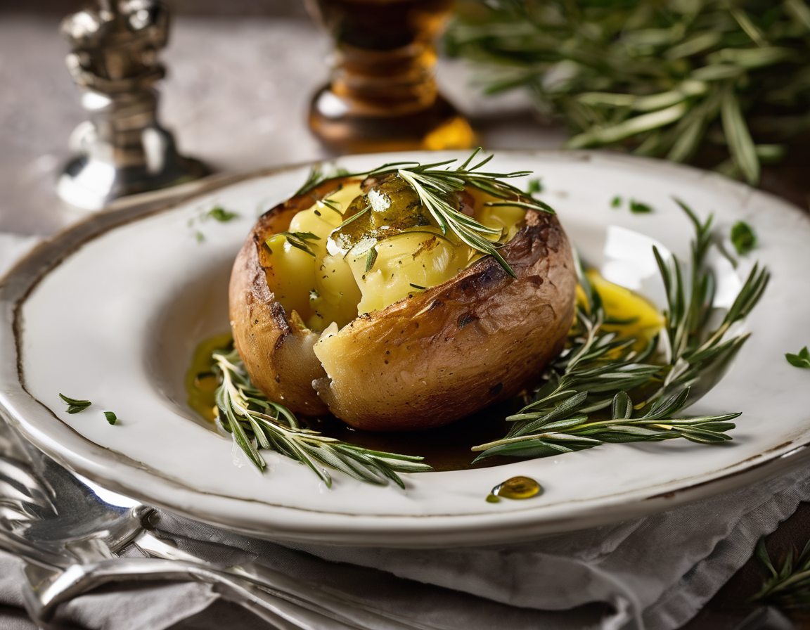 Patatas al Horno con Romero y Aceite de Oliva