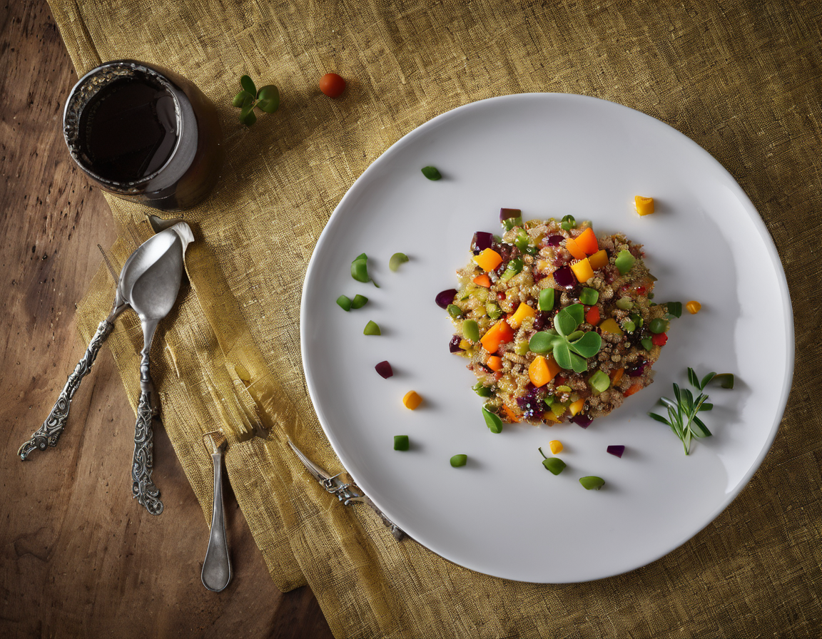 Quinoa con Verduras Suaves a la Francesa
