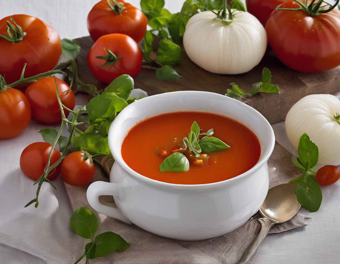 Sopa de Tomates Asados Canadiense