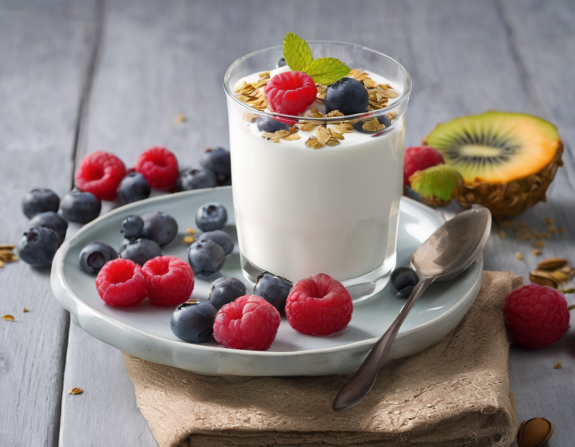 Yogur con Frutas Tropicales y Semillas - Opción para Diabéticos