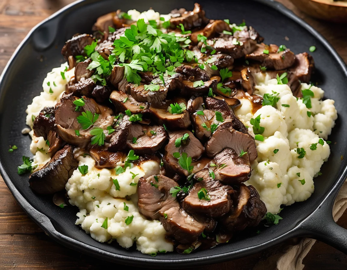 Estofado de Ternera con Setas al Jerez