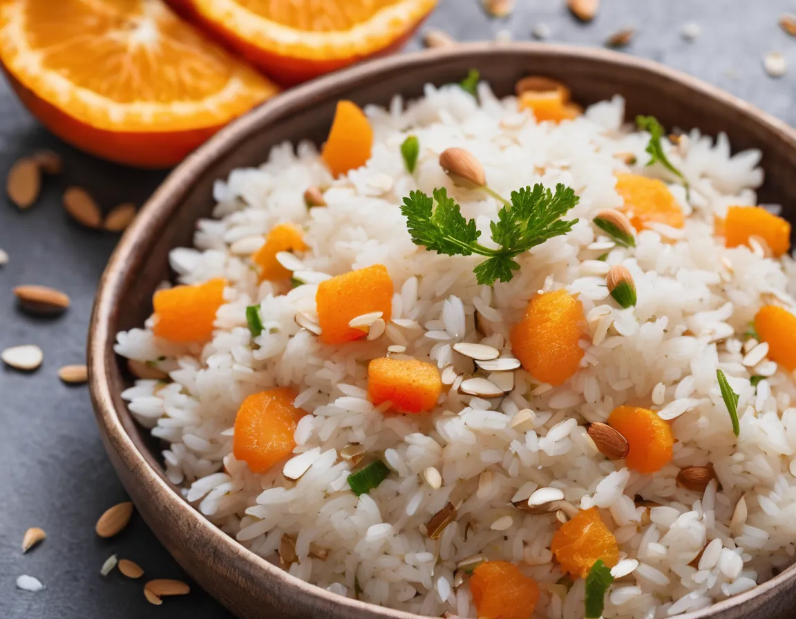 Arroz con Almendras y Verduras Low-FODMAP