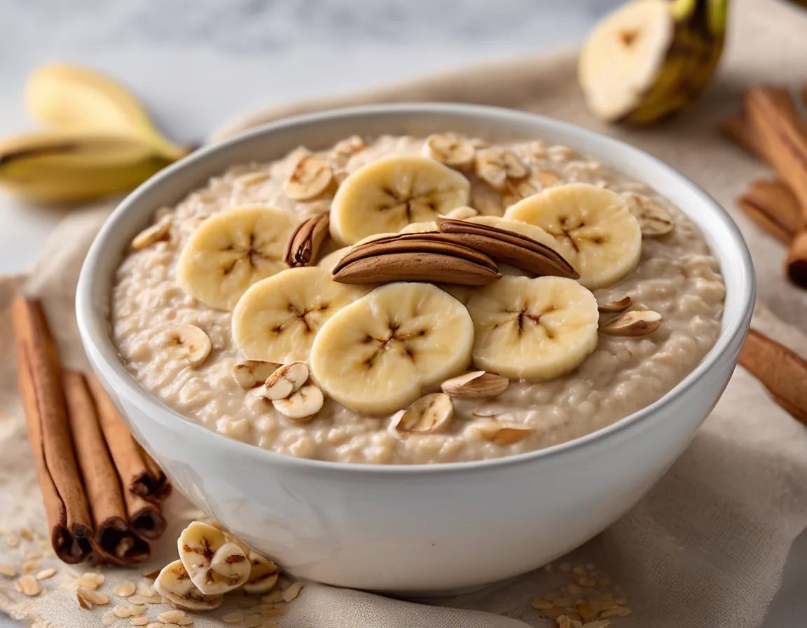 Avena con Banana y Canela al Estilo Latino Adaptado para Resistencia a la Insulina