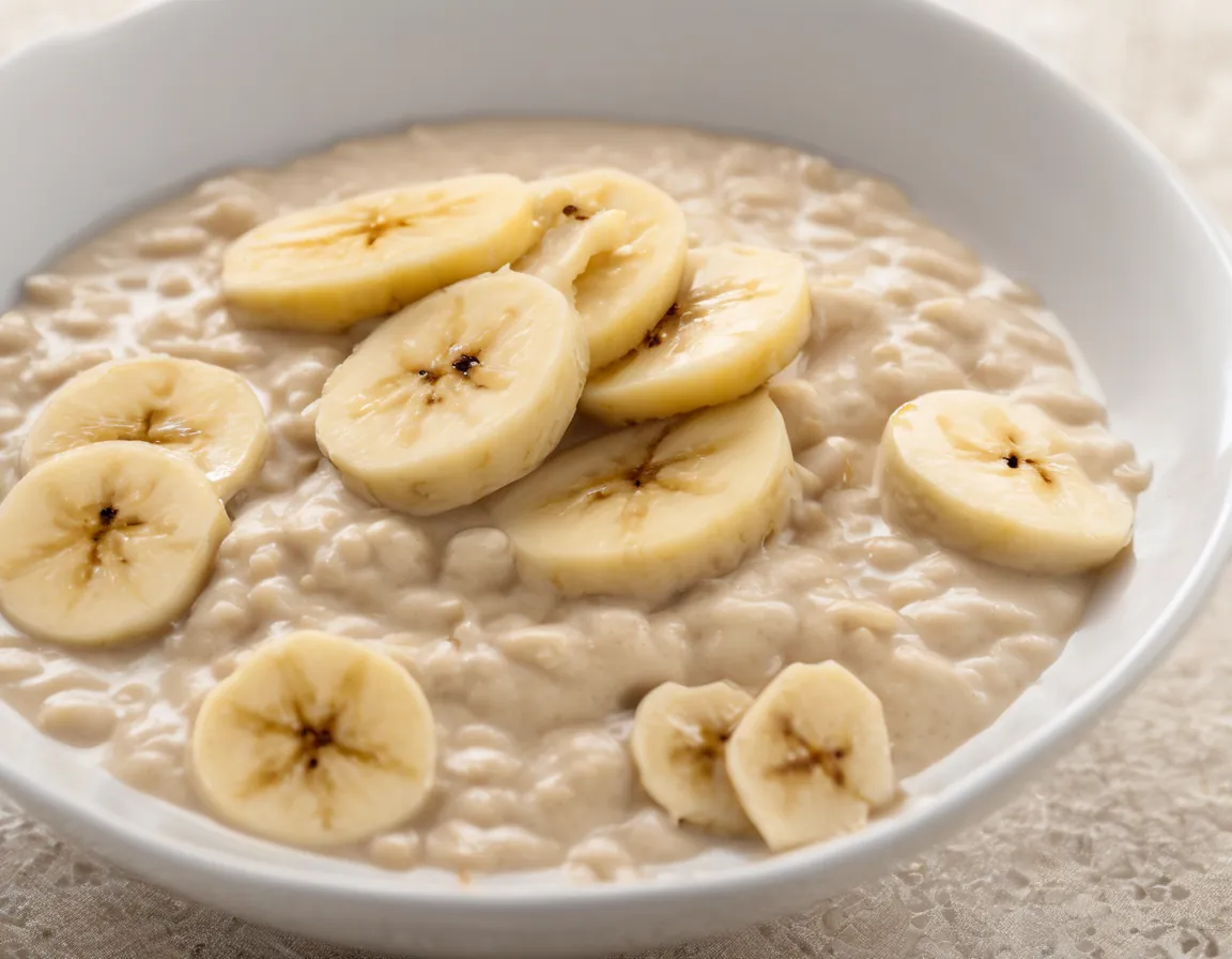 Avena Cremosa con Banana Asada al Estilo Latino