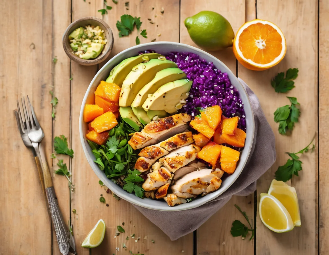 Pollo con Quinoa al Estilo Mediterráneo para la Hipertensión