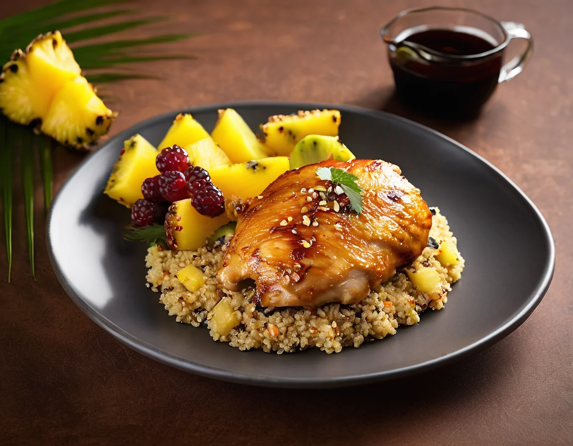 Pollo Tropical con Quinoa y Piña