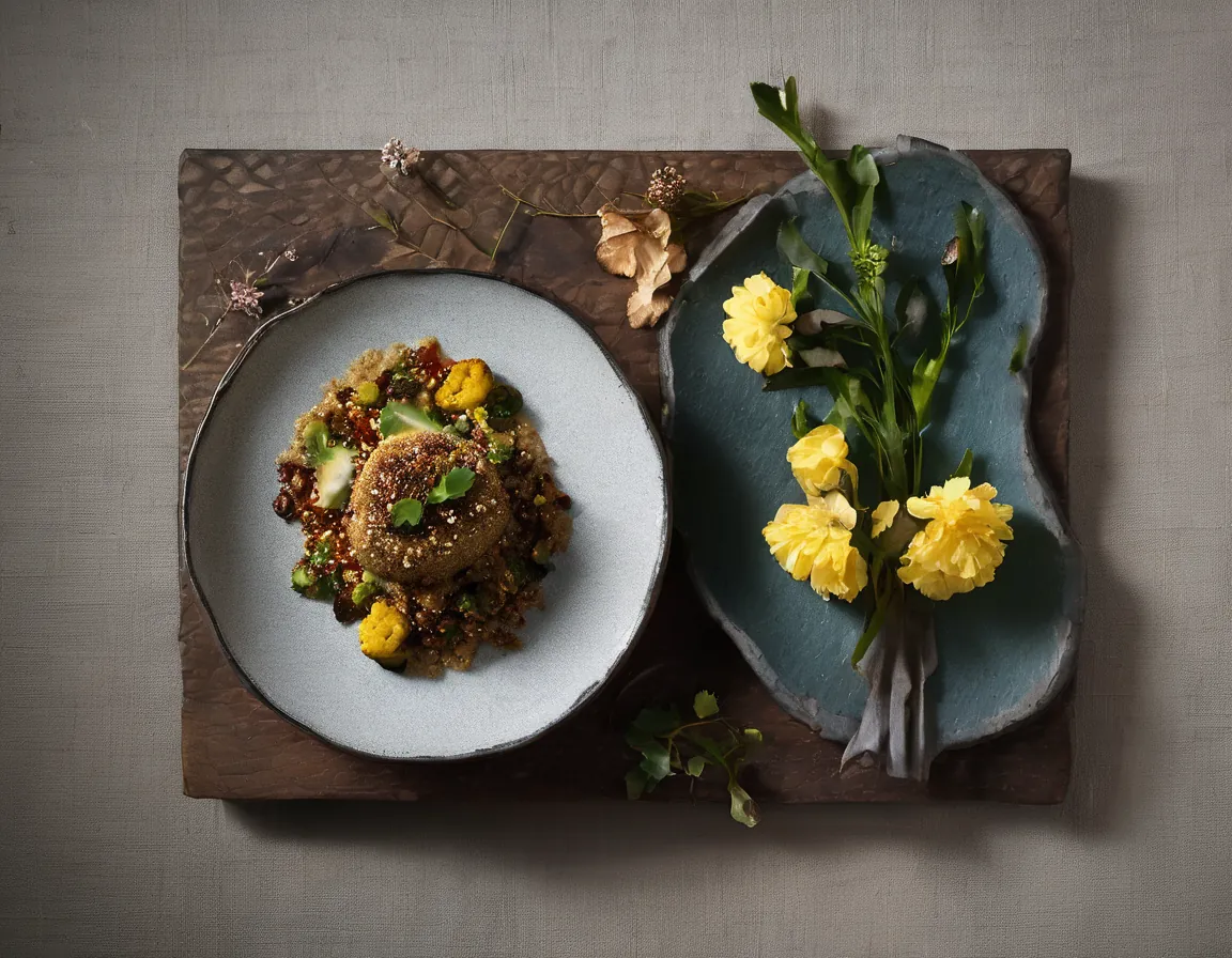 Coliflor Asada con Especias Suaves y Quinoa