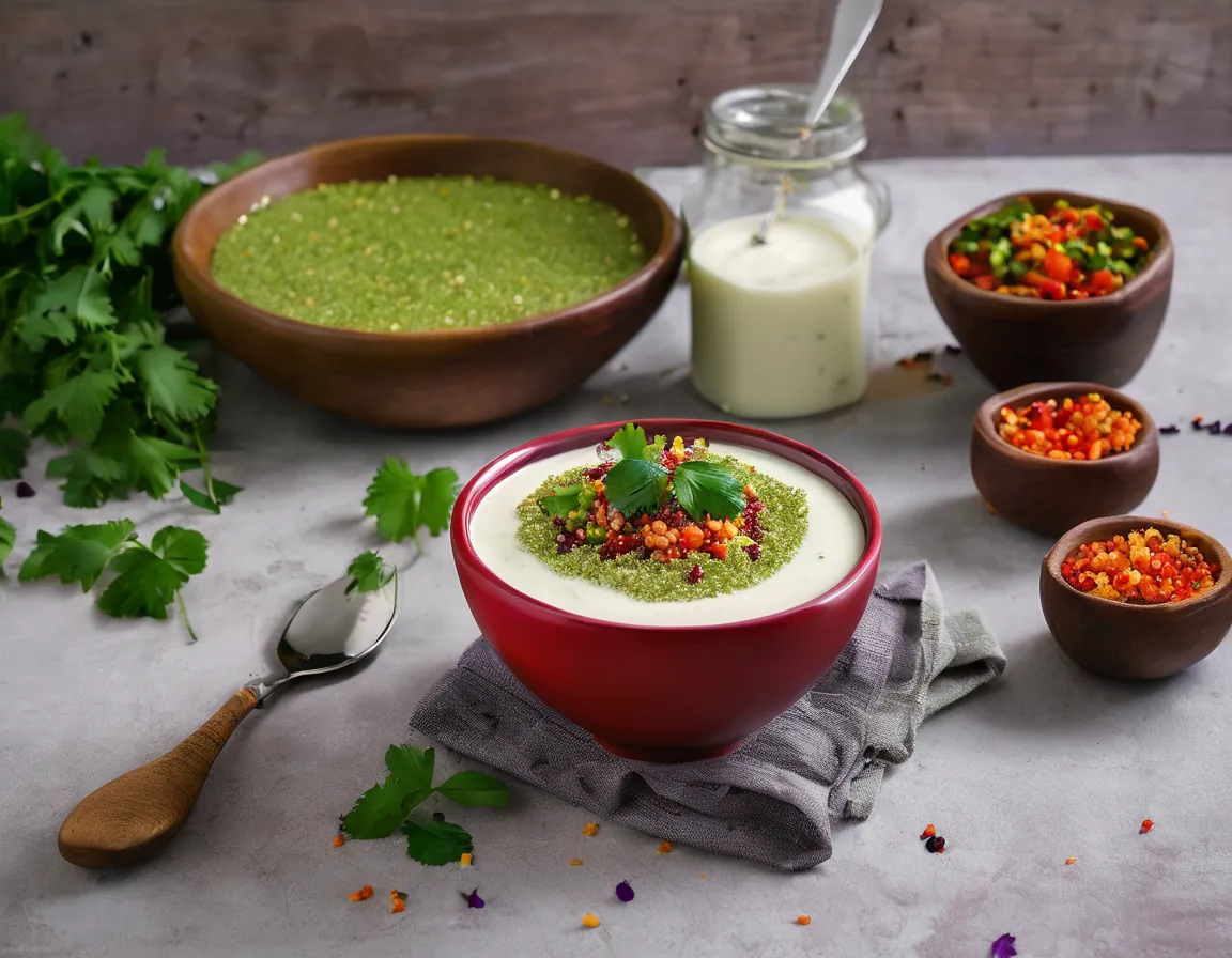 Cordero al Yogur con Quinoa y Verduras