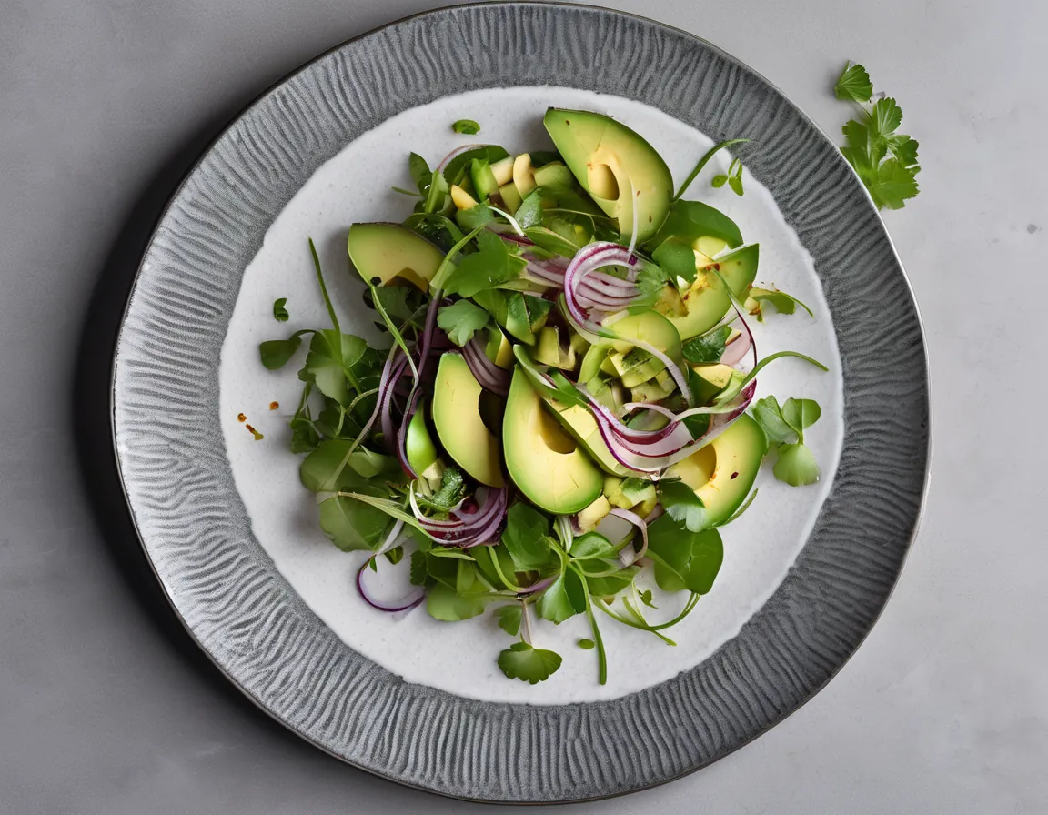 Cordero con Batata al Horno y Ensalada de Aguacate