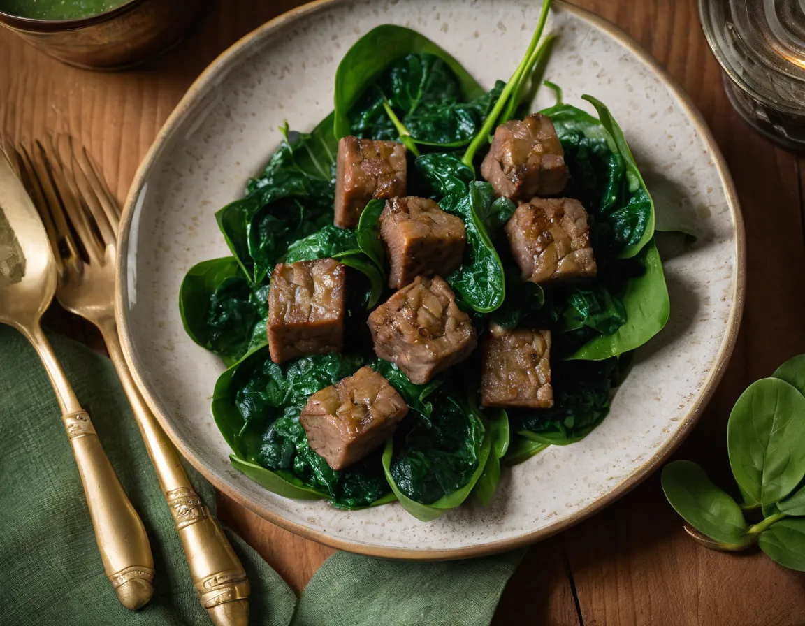 Cordero con Espinacas al Estilo Latino Low-FODMAP