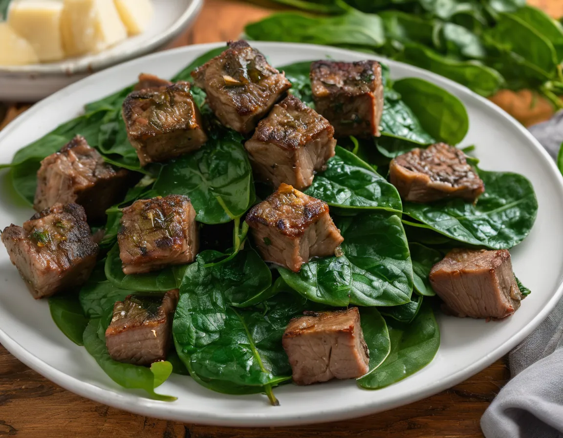 Cordero con Espinacas al Estilo Latino Low-FODMAP