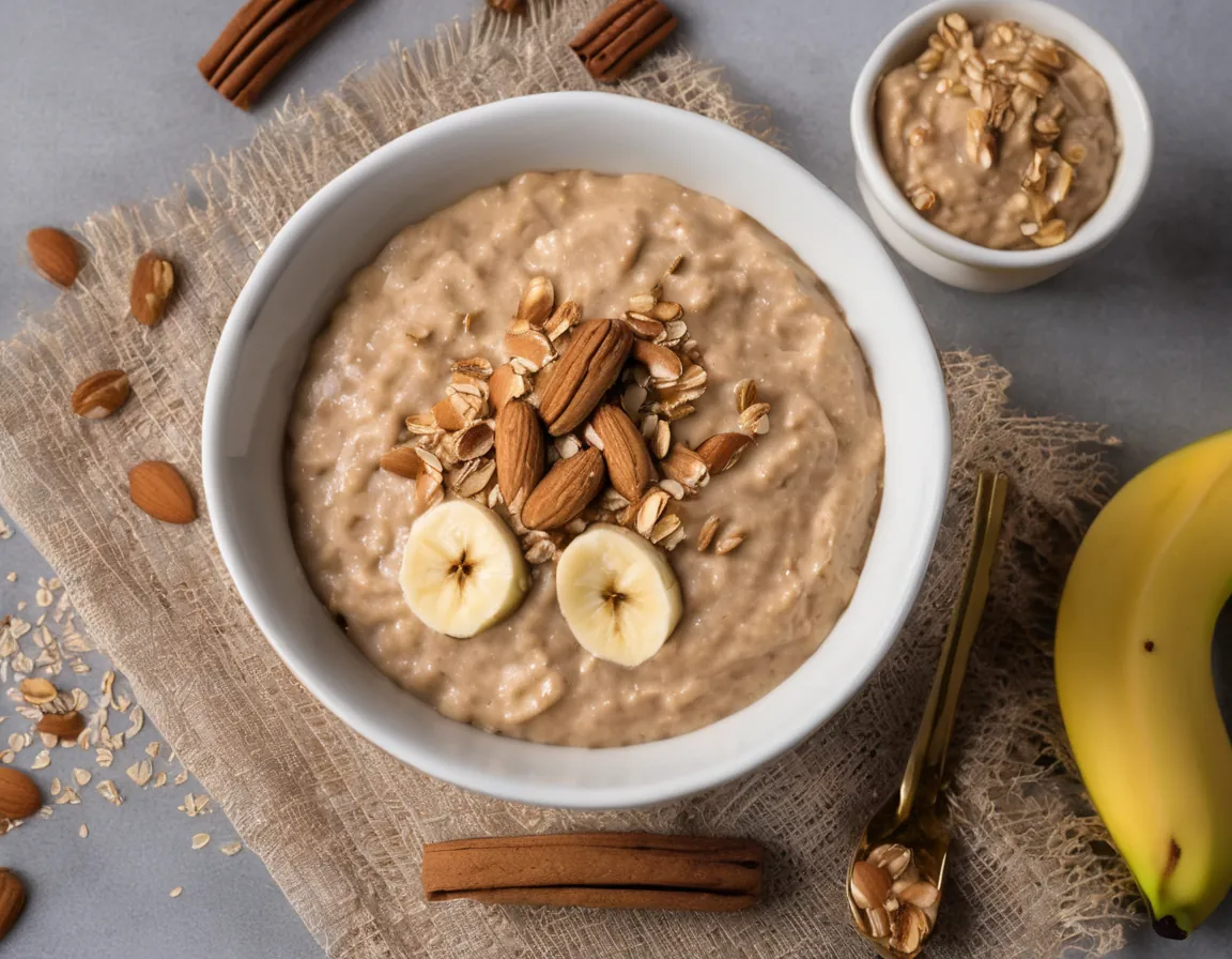 Crema de Avena con Manzana y Canela