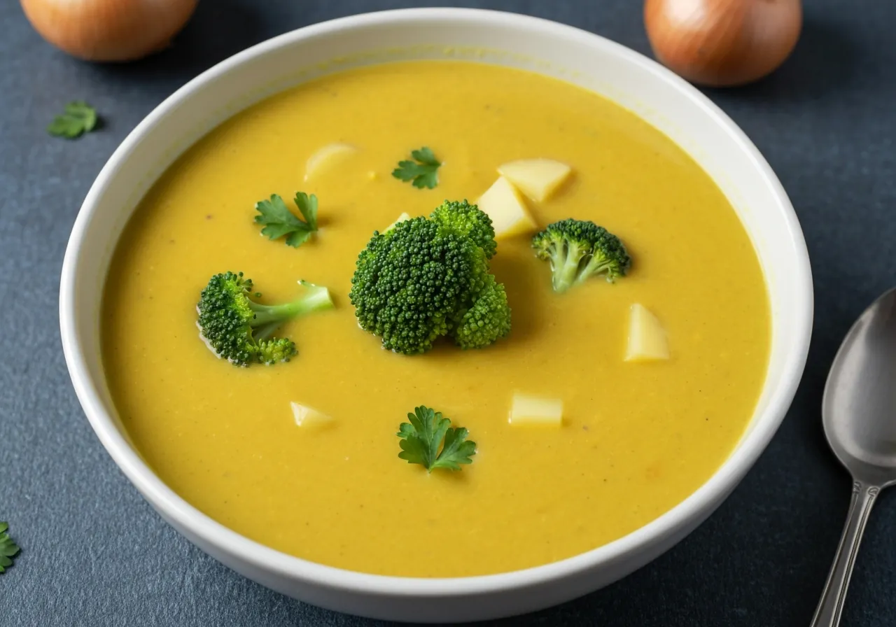 Crema de Brócoli Suave con Zanahoria