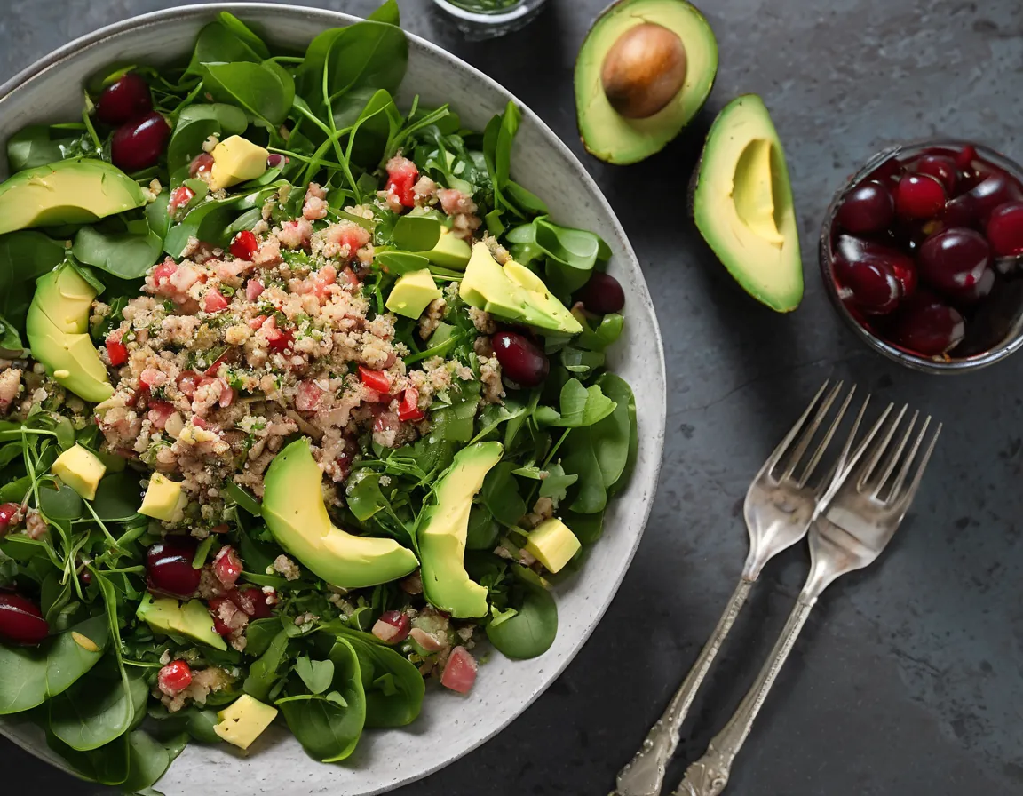 Ensalada de Atún con Verduras y Garbanzos