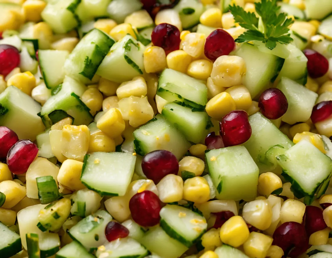 Ensalada de Maíz y Almendras con Aderezo de Lima