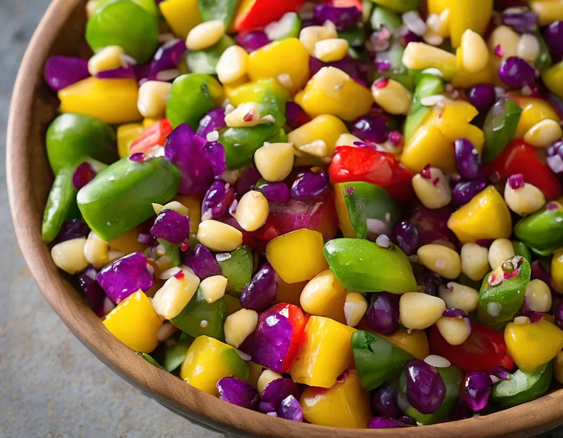 Ensalada de Maíz y Almendras con Vinagreta de Lima