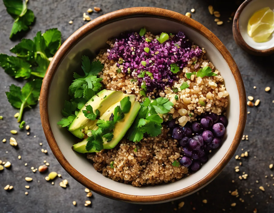 Ensalada de Quinoa Compatible con la Dieta DASH