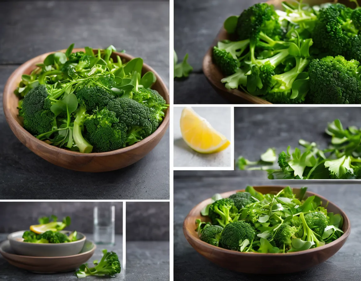 Ensalada de Rúcula y Brócoli al Limón