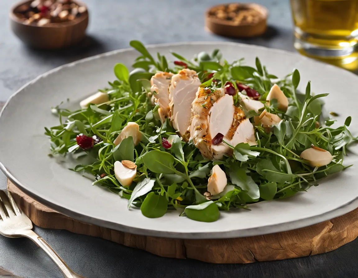 Ensalada Mediterránea con Almendras para Intolerancia a la Fructosa