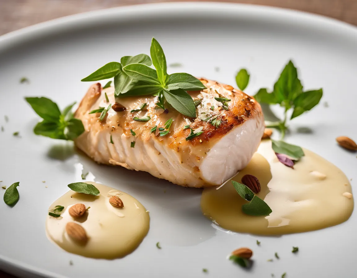 Filete de Pollo con Almendras y Hierbas Frescas