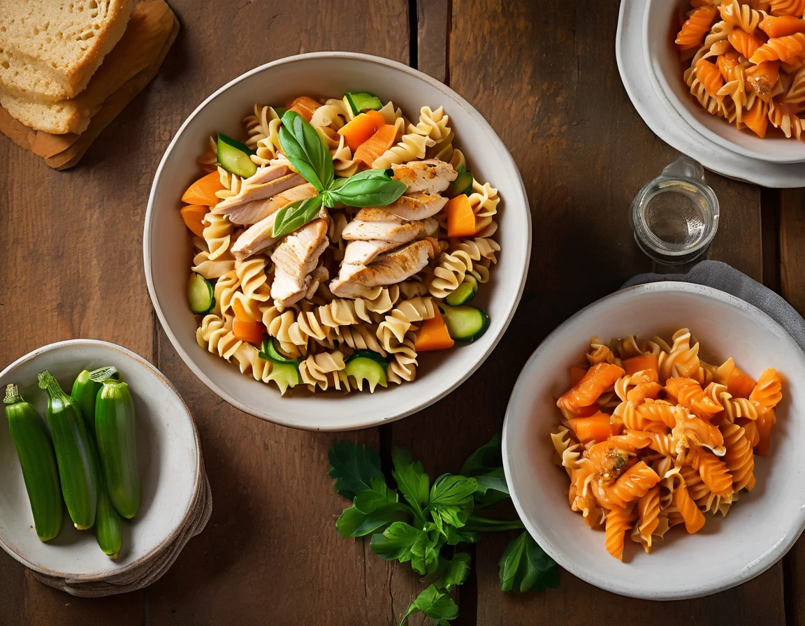 Pollo con Pasta Integral para Llevar