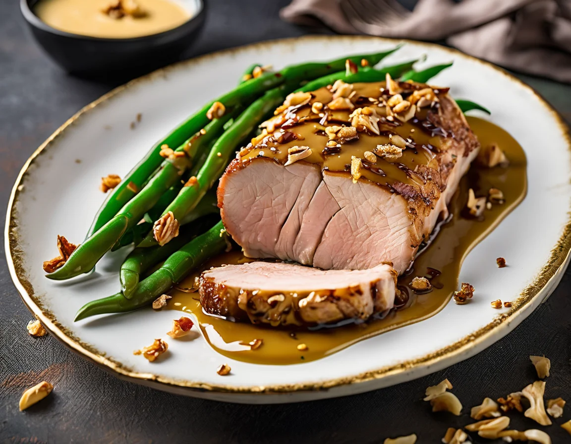 Lomo de Cerdo con Judías Verdes a la Española