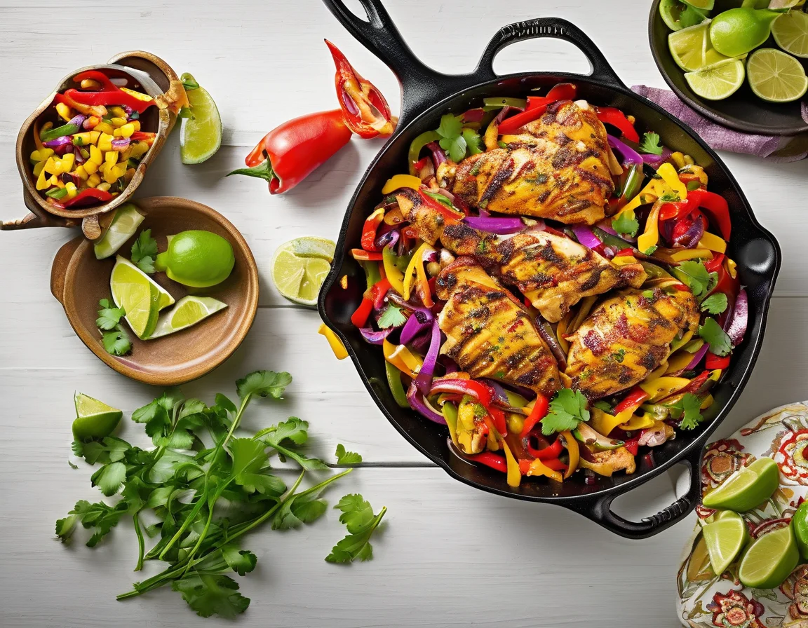 Pollo a la Murciana con Pimientos Asados